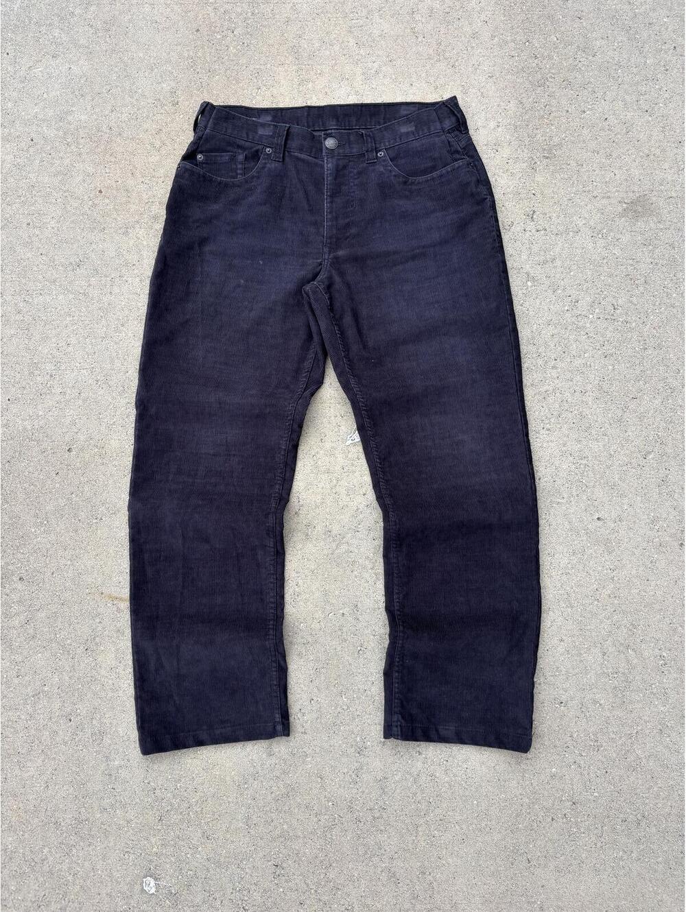Vintage Black Denim Jeans Size 34x30 Straight Leg relaxed
